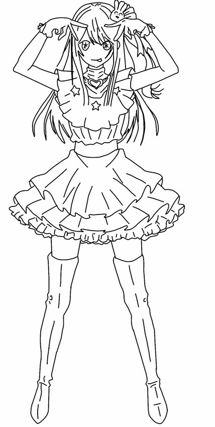 Coloring pages oshi no ko