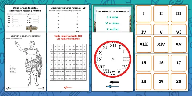 Pack de matemãticas la numeraciãn romana teacher made