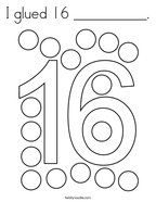 Number coloring pages