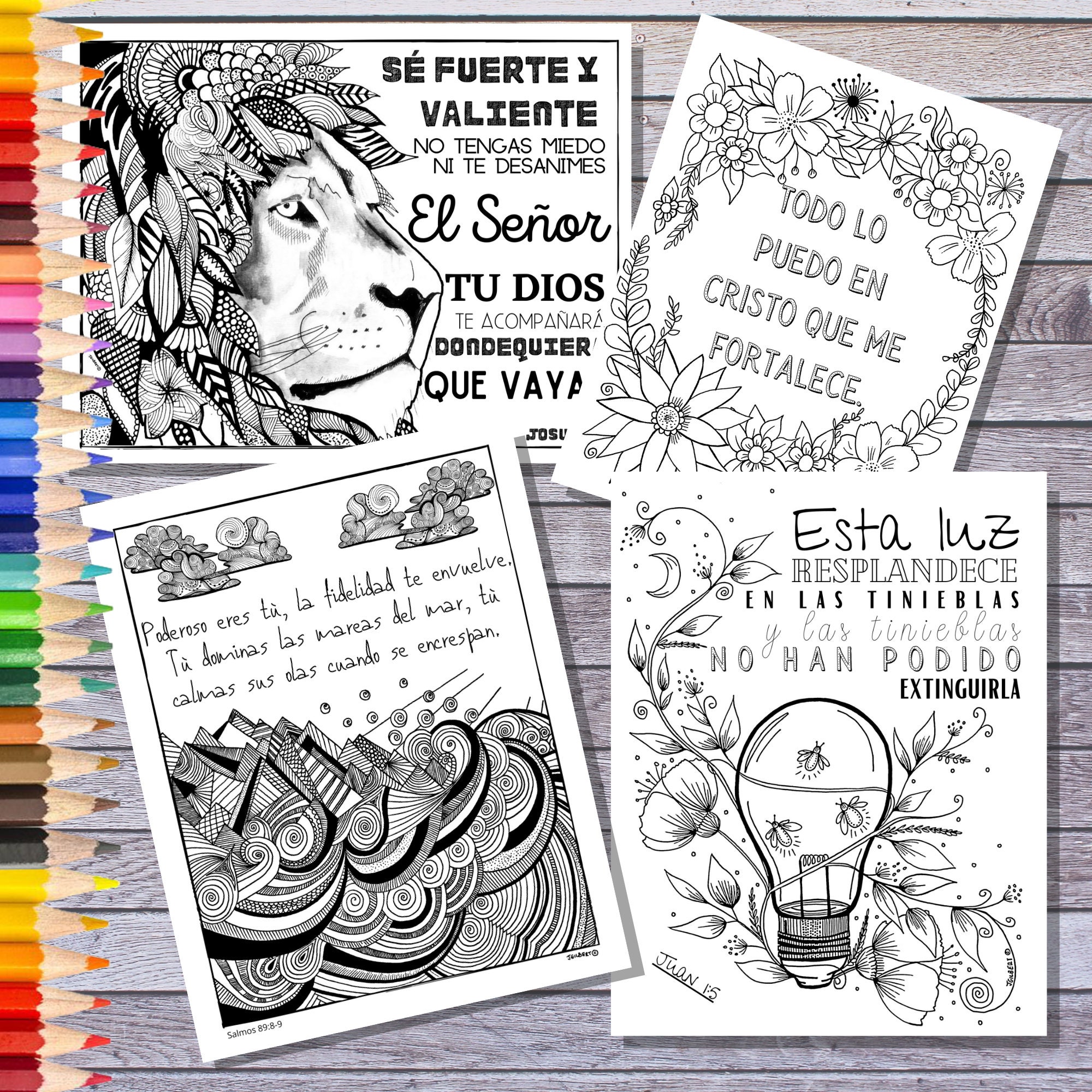 Spanish bible coloring pages