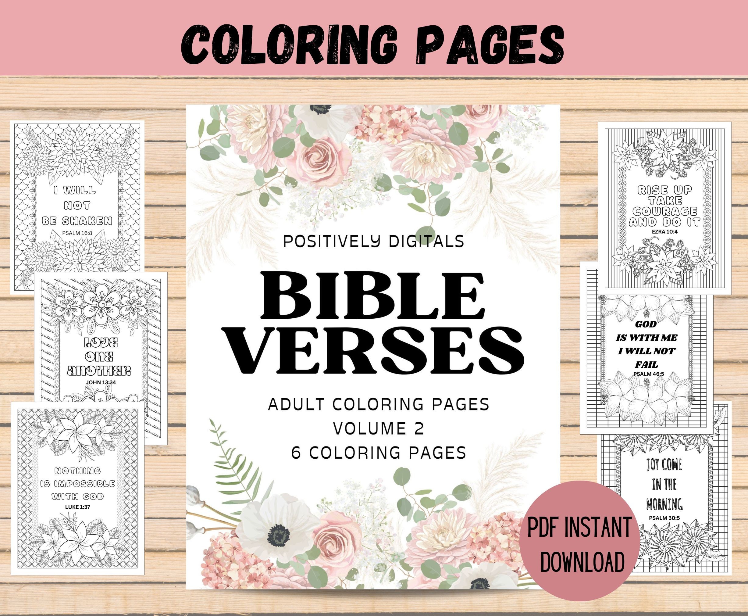 Spanish bible verse coloring page