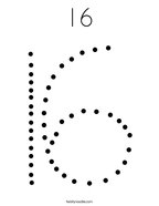 Number coloring pages