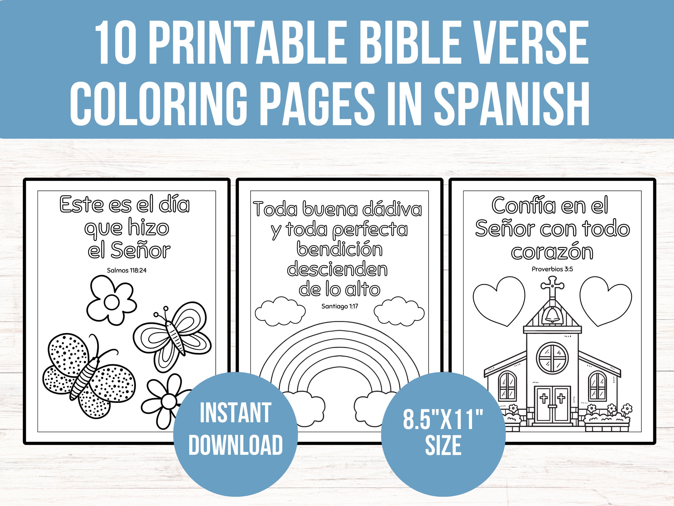 Spanish bible coloring pages