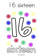 Number coloring pages