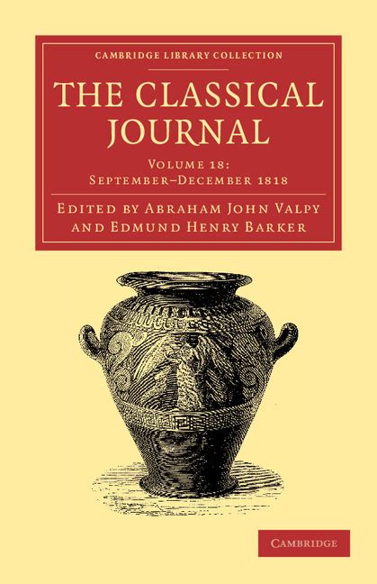 The classical journal volume anonymous