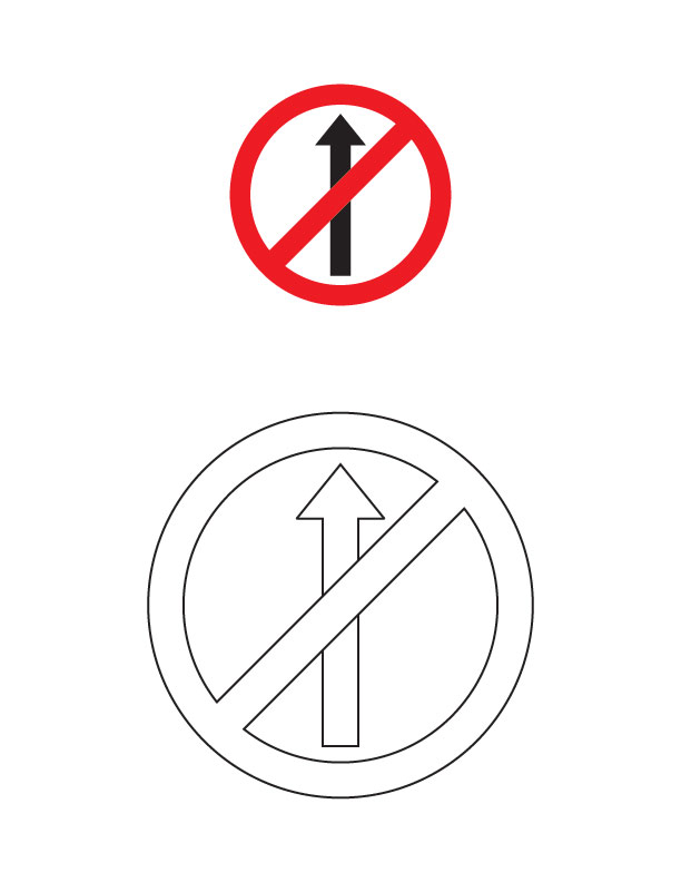 No entry traffic sign coloring page download free no entry traffic sign coloring page for kids best coloring pages