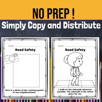 Road safety coloring pages by andrea nieforth tpt