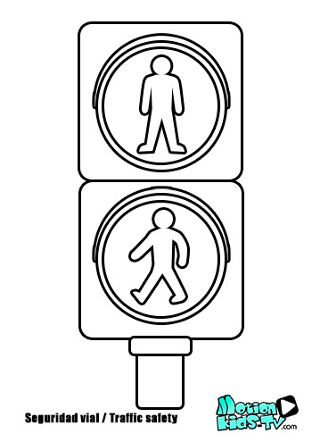 Traffic signs coloring pages motionkids