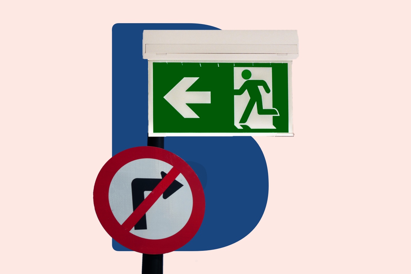 What are the types of safety signs