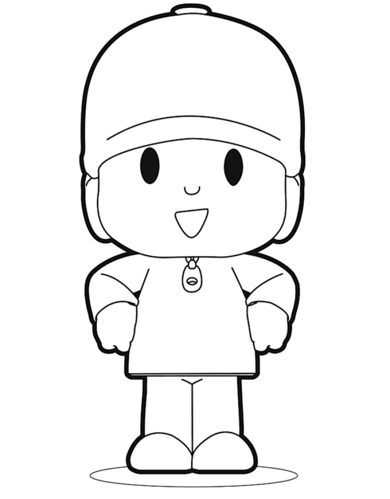 Free printable pocoyo coloring pages for kids