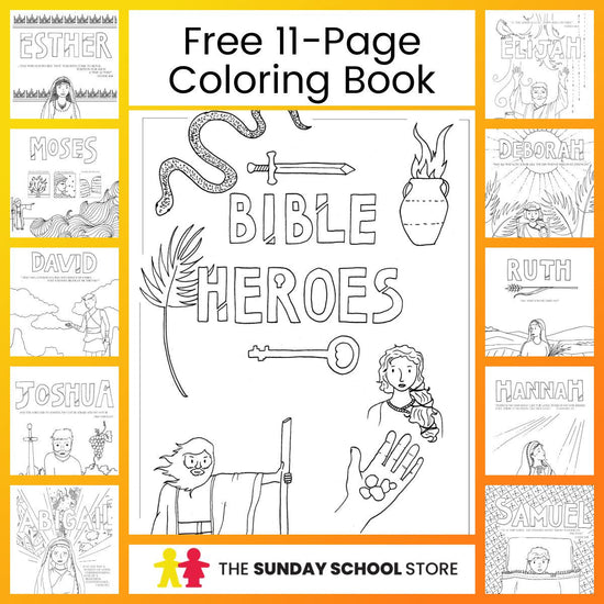 Bible coloring pages for kids download now pdf printables