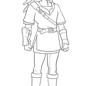 Zelda coloring pages printable for free download