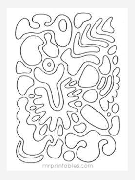 Abstract coloring page no abstract coloring pages coloring pages matisse cutouts