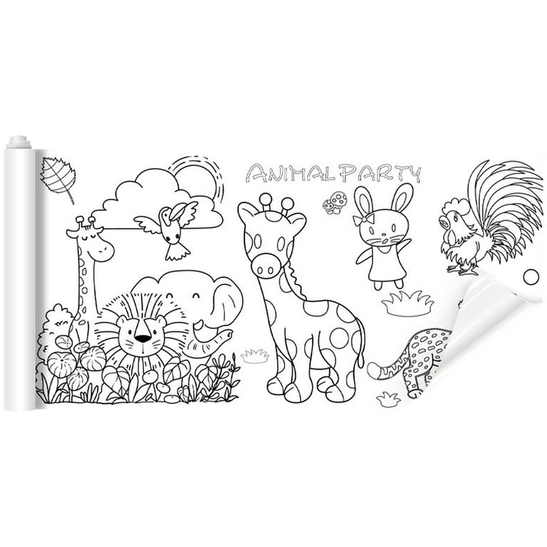 Childrens drawing roll