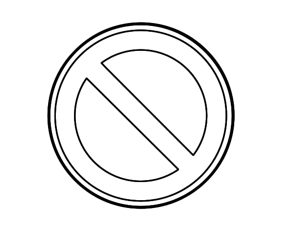 No parking coloring page