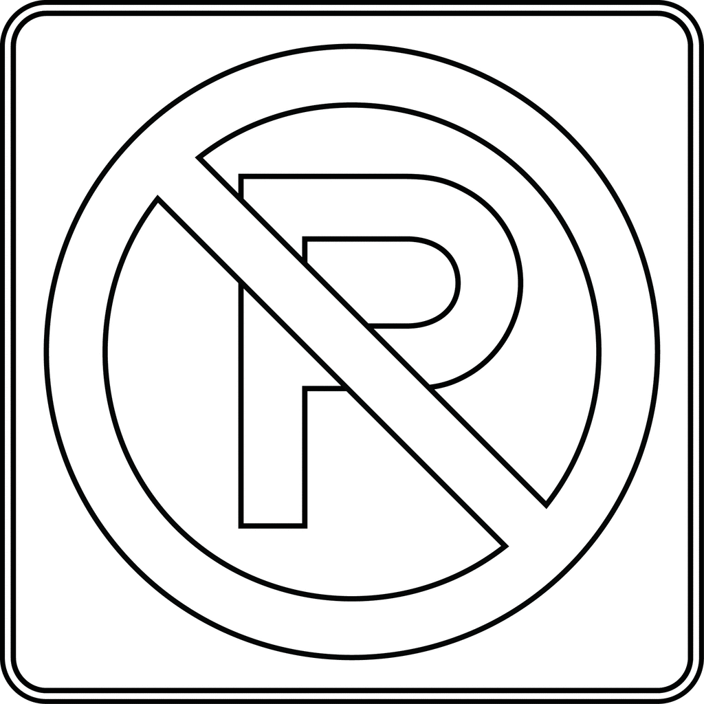 The âno parking sign may be used to prohibit any parking along a given highwayâ