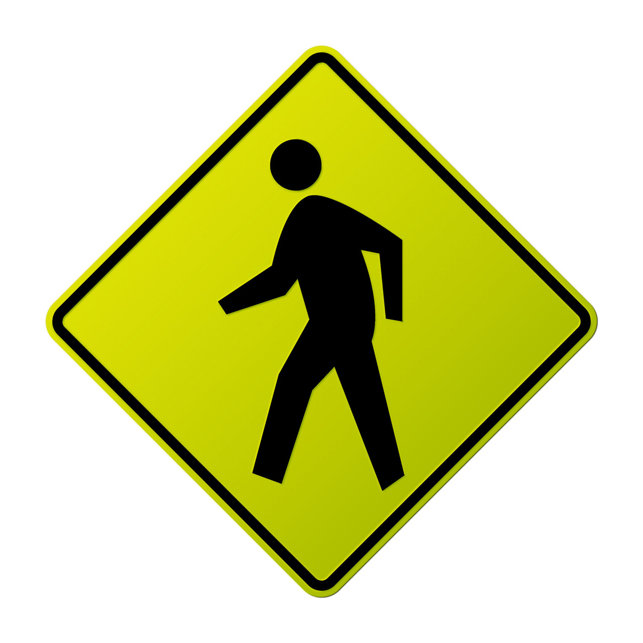 Pedestrian crossing sign