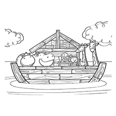 Top noah and the ark coloring pages for your toddler