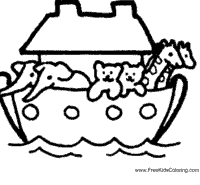 Noahs ark coloring pages