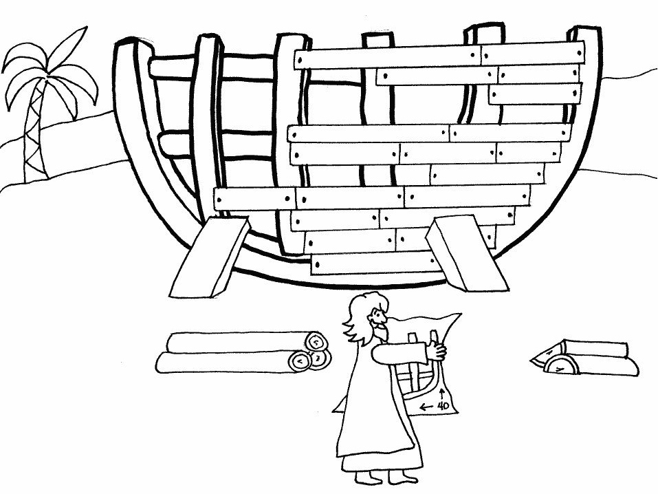 Noahs ark coloring pages