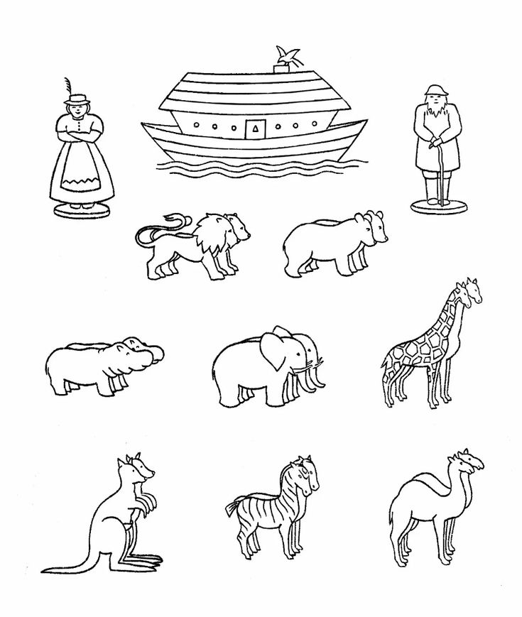 Amazing noahs ark coloring pages pdf free