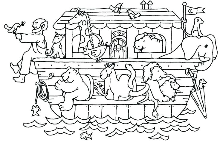 Noahs ark coloring pages