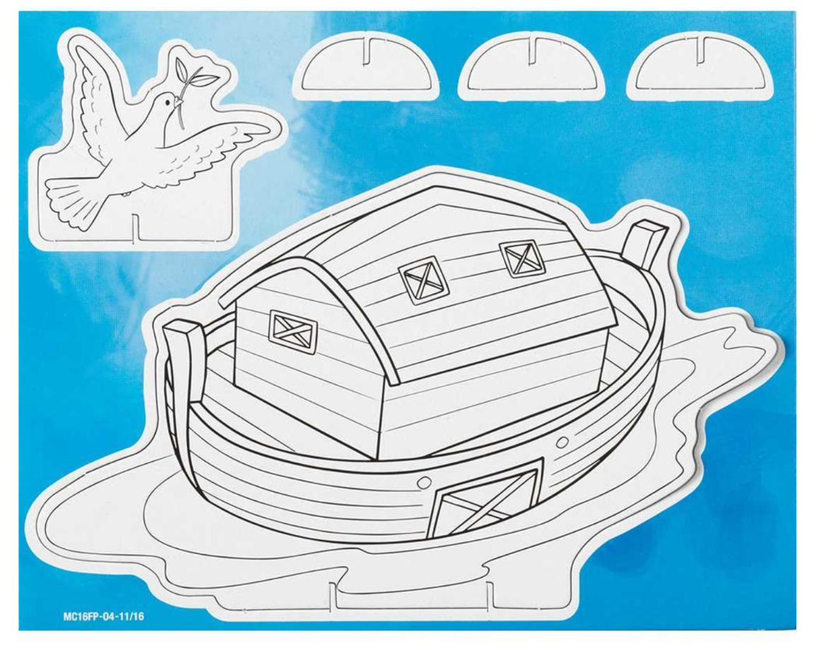 Noahs ark activity paper boards x â the giulery box