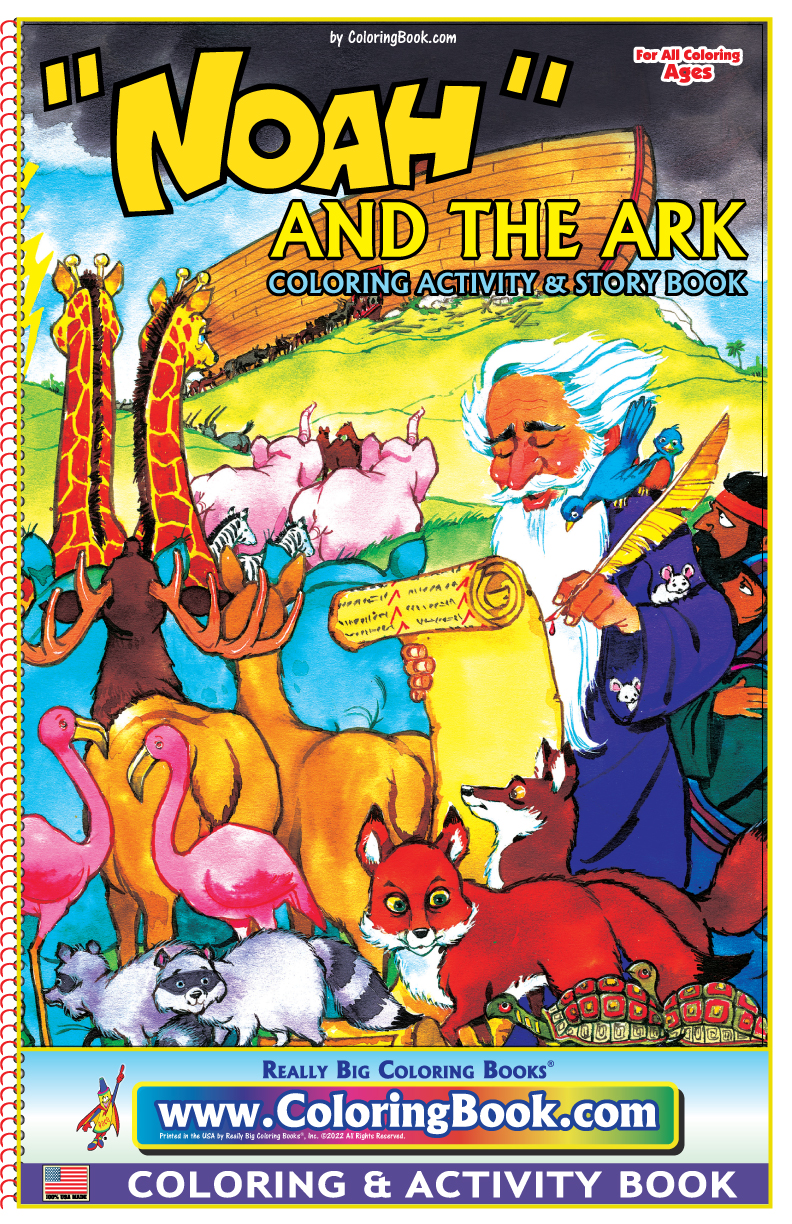 Noah and the ark coloring book x