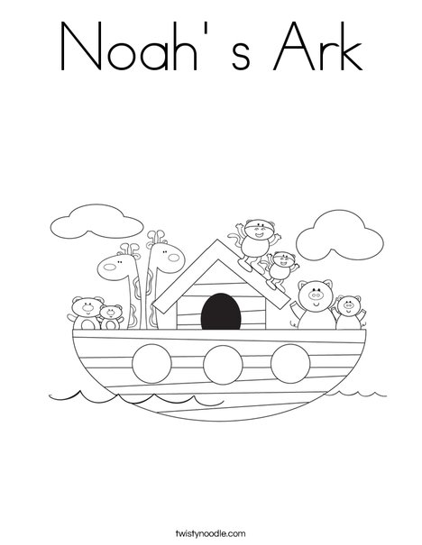 Noah s ark coloring page