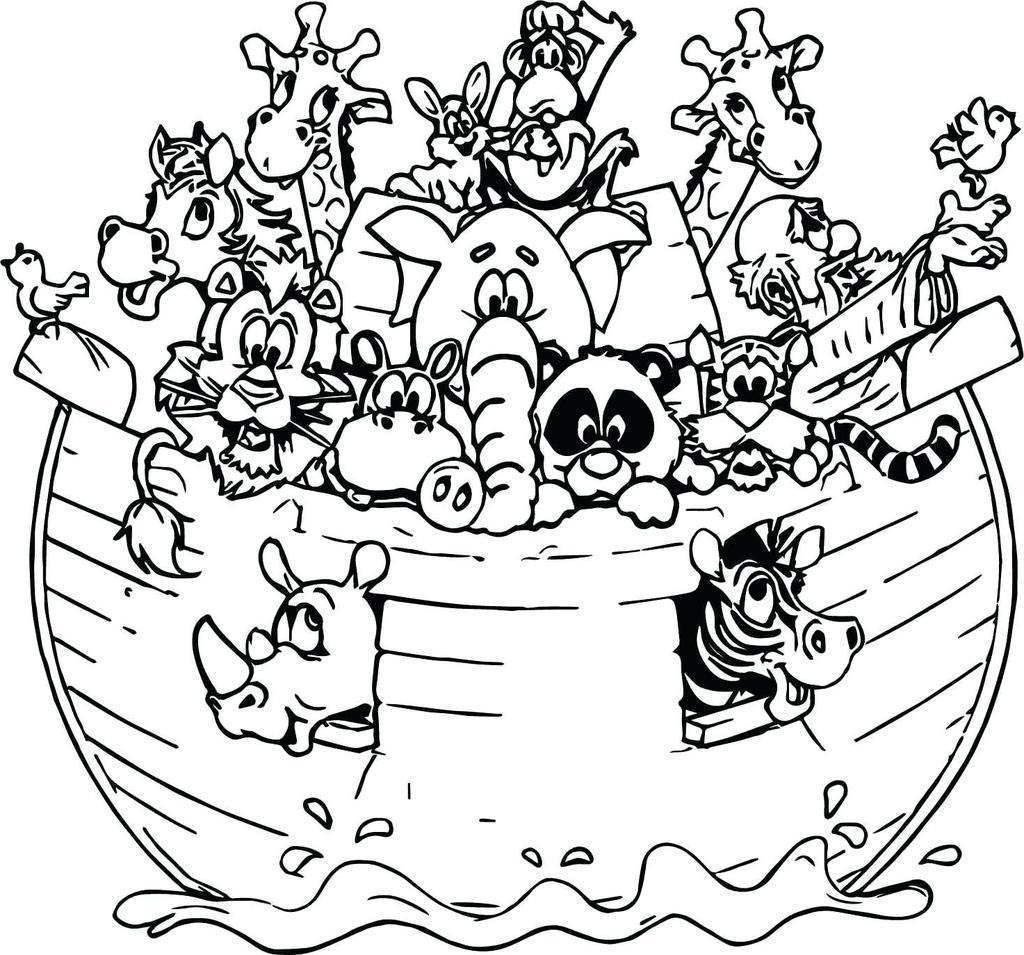Noahs ark coloring pages