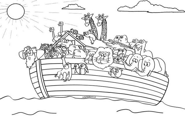 Printable noahs ark coloring pages noahs ark coloring page sunday school coloring pages bible coloring pages