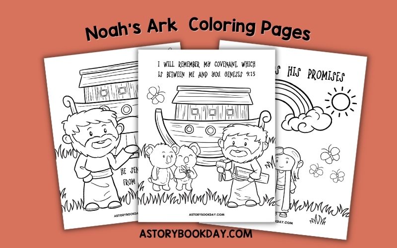 Free printable noahs ark coloring pages your kids will love