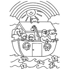 Top noah and the ark coloring pages for your toddler