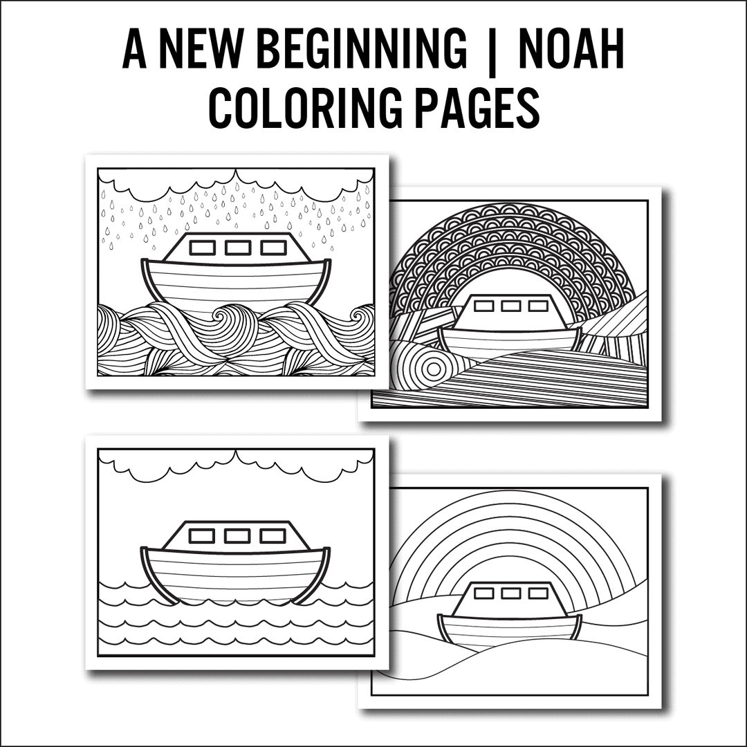 Noah coloring pages