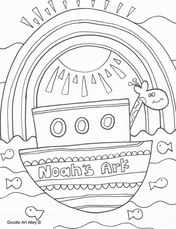 Noah coloring pages