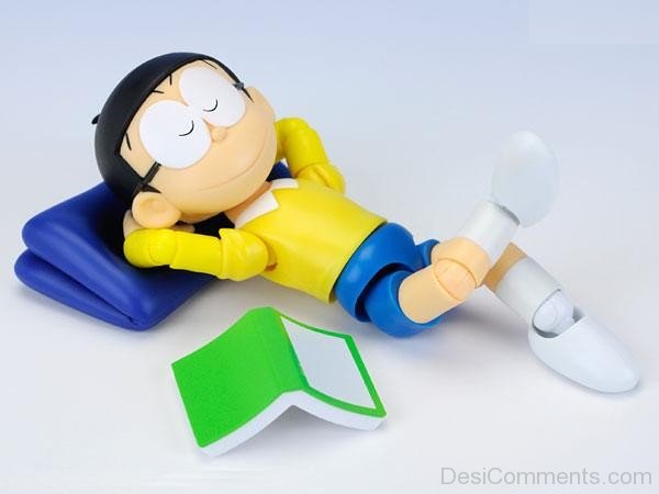 Nobita in sleeping pose