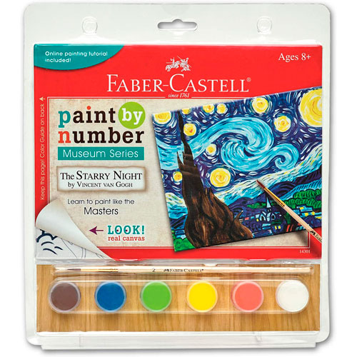 Paint by numbers noche estrellada â faber castell â