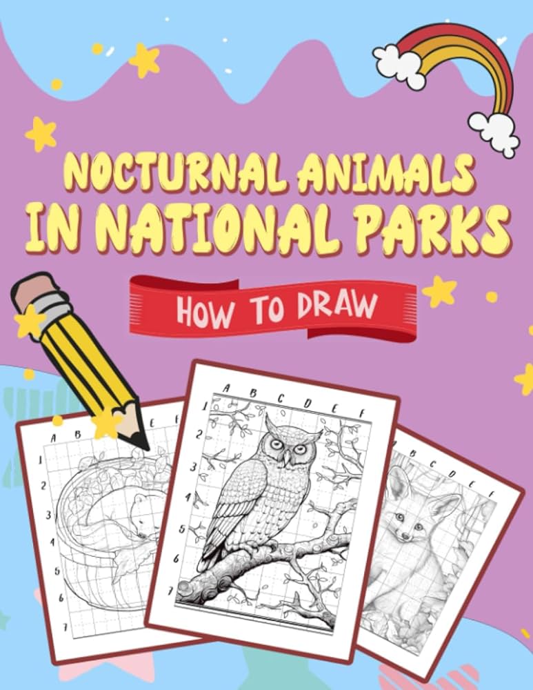 How to draw nocturnal animals in national parks discover the magic of nighttime in national parks