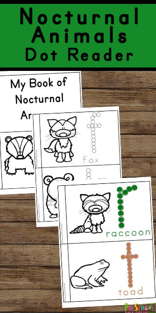 Ð free printable nocturnal animals for kids reader