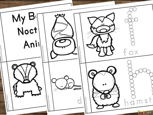 Ð free printable nocturnal animals for kids reader