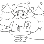 Santa claus coloring pages free coloring pages