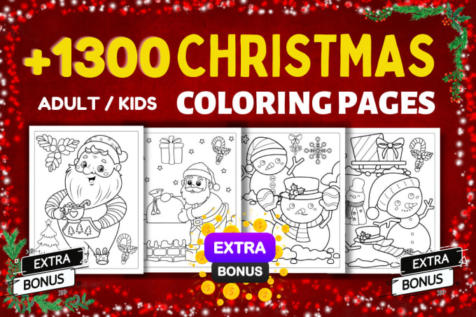 Livrer pages ã colorier de noãl pour enfants et adultes