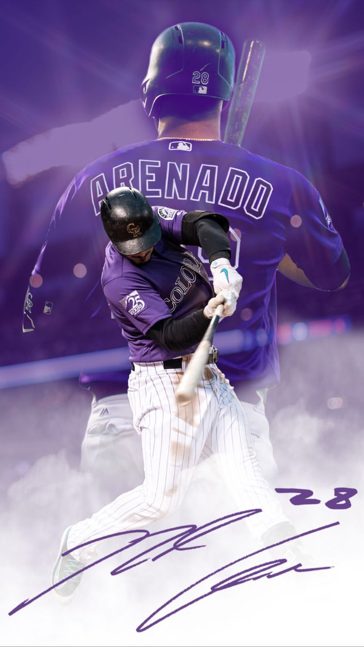 Nolan Arenado HD Phone Wallpaper - baseball post - Imgur