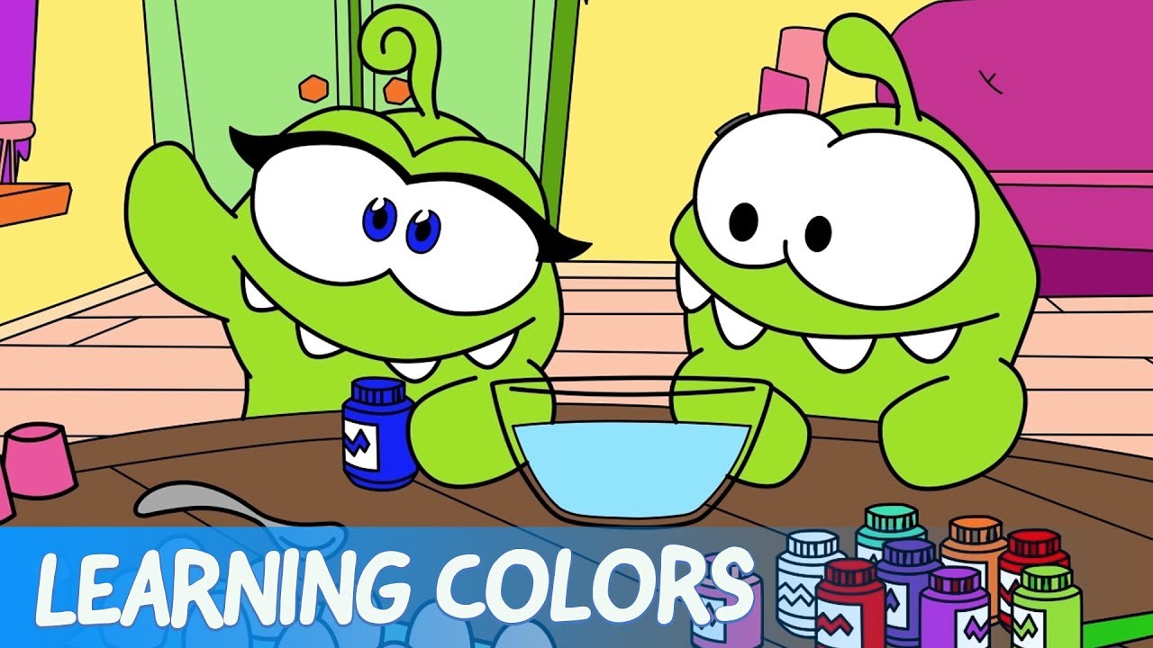 Learning colors with om nom