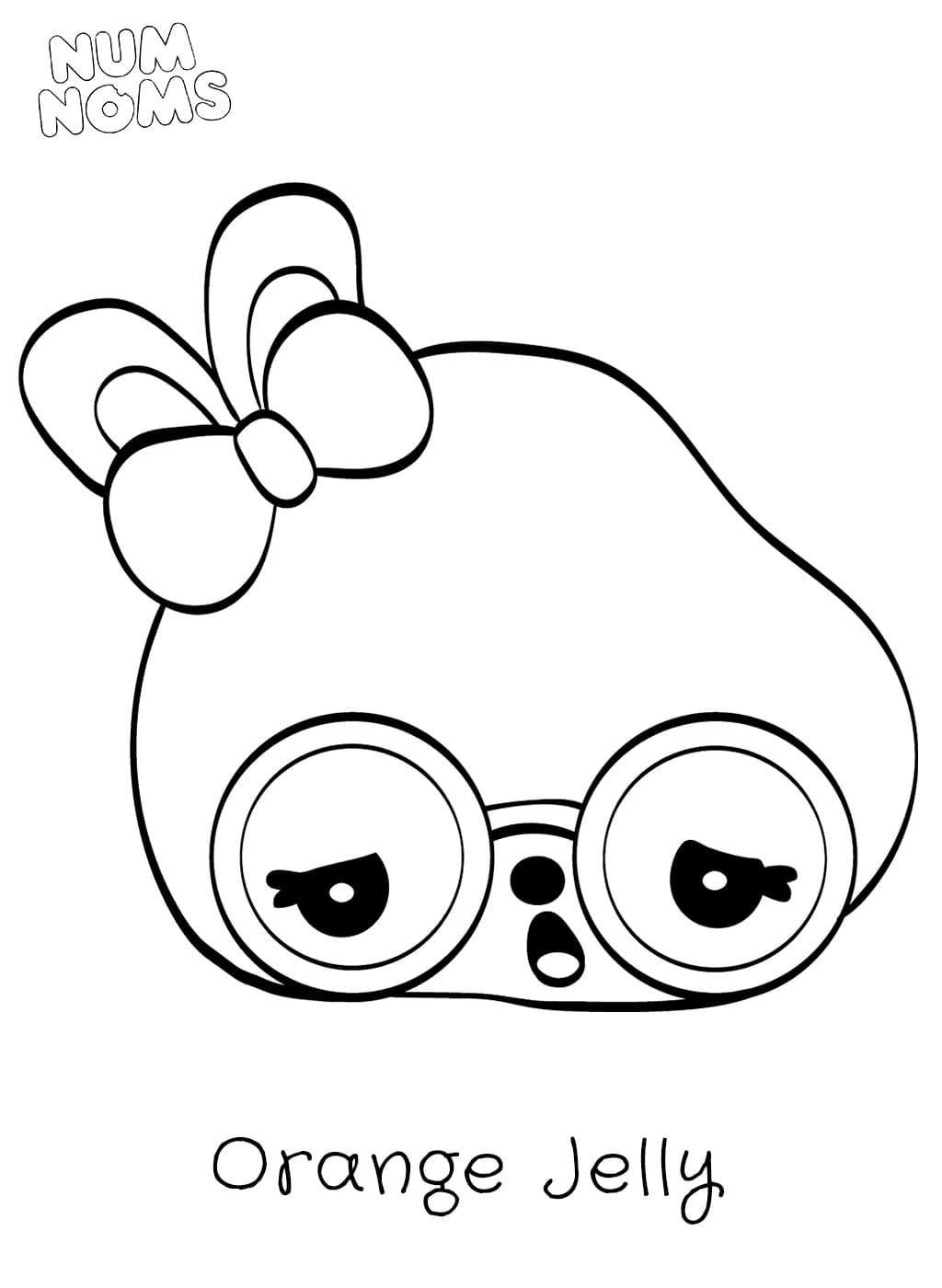 Num noms coloring pages