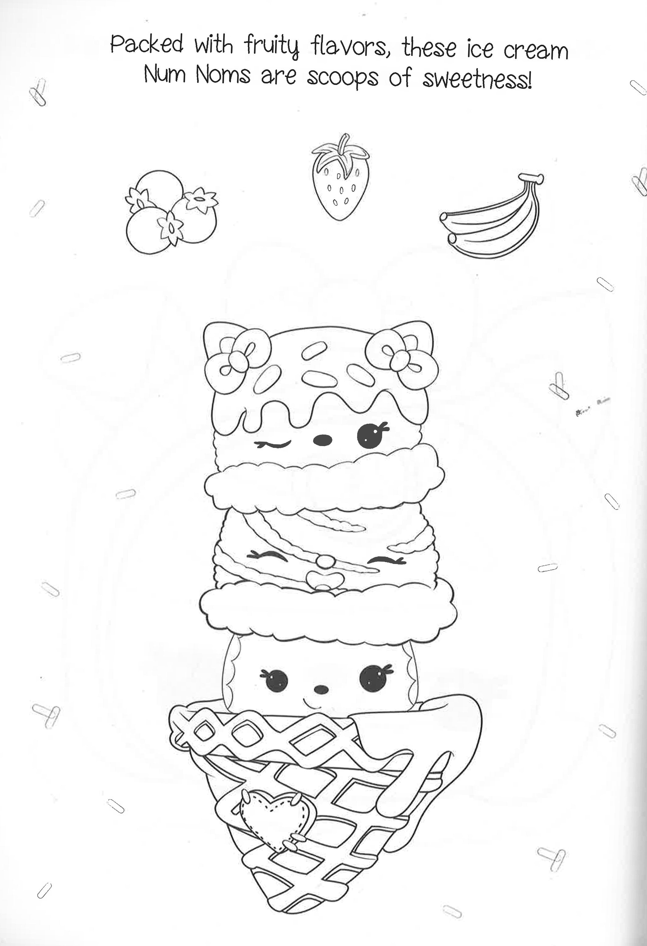 Num noms stacks of coloring over pages of coloring â