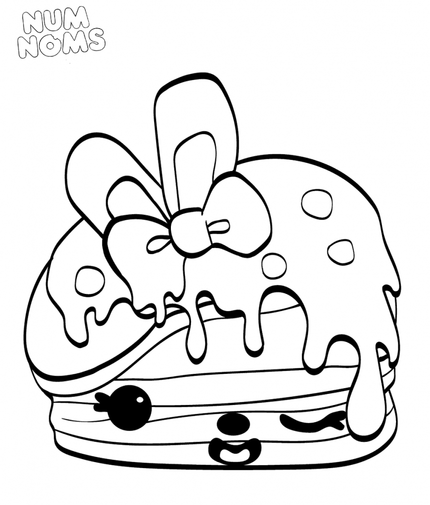 Free printable num noms coloring pages