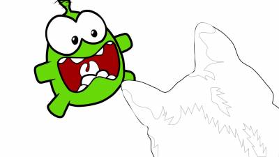 Show om nom stories coloring book