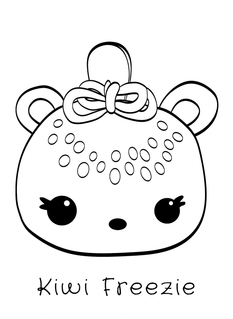 Kiwi freezie num noms coloring pages