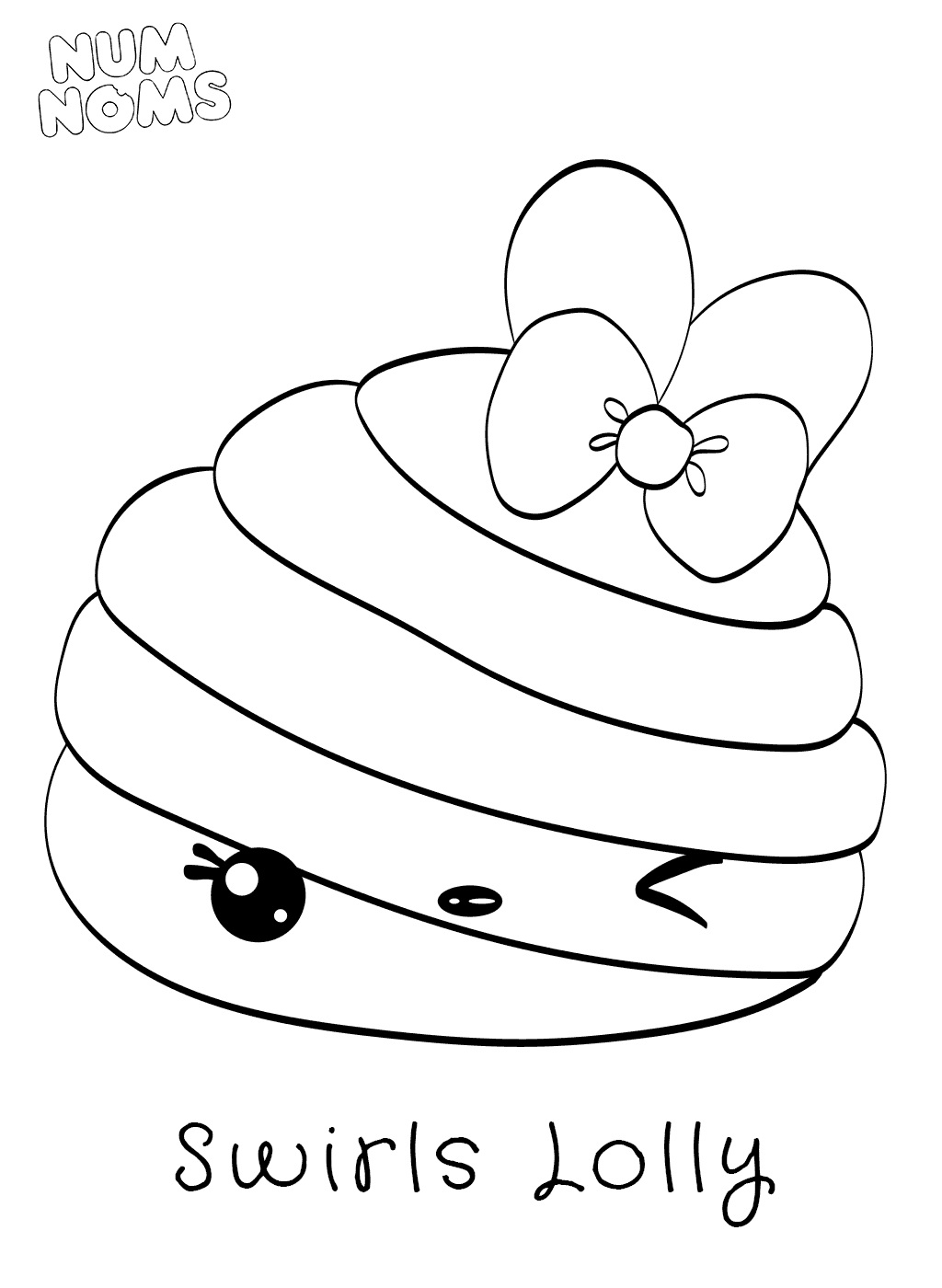 Cute num noms coloring pages pdf to color